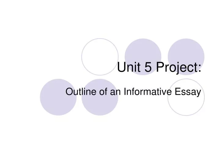 unit 5 project