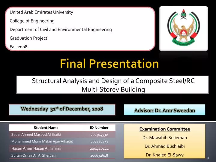 structural analysis and design of a composite steel rc multi storey building