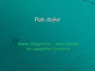 rak dojke