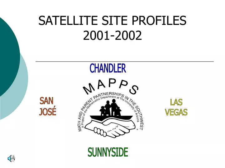 satellite site profiles 2001 2002
