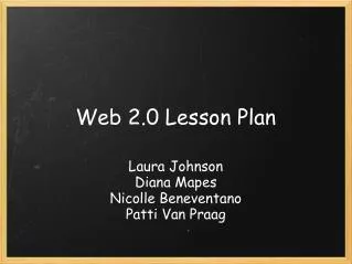 Web 2.0 Lesson Plan