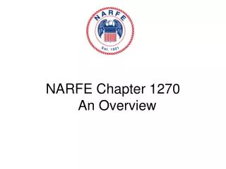 NARFE Chapter 1270 An Overview