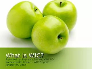 What is WIC?