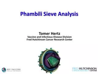 Phambili Sieve Analysis