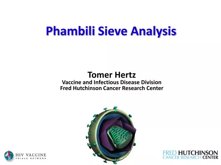 phambili sieve analysis