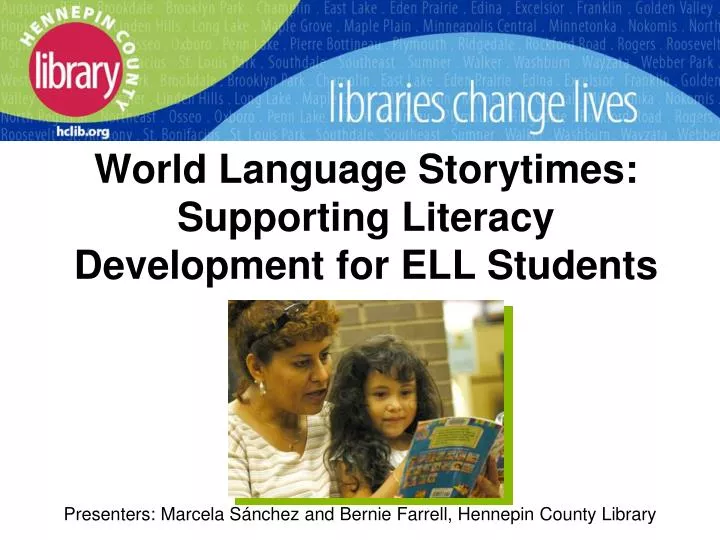 world language storytimes supporting literacy development for ell students