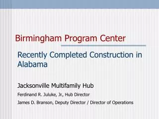 Birmingham Program Center