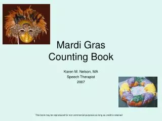 Mardi Gras Counting Book