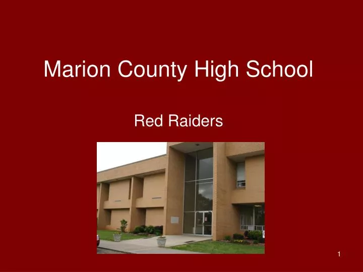 marion county high school