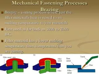 Mechanical Fastening Processes Brazing