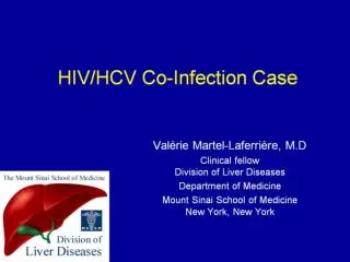 HIV/HCV Co-Infection Case