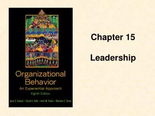Chapter 15 Leadership