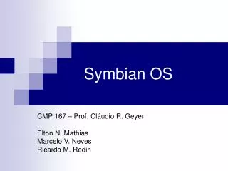 Symbian OS