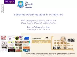 Semantic Data Integration in Humanities