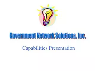 Government Network Solutions, Inc.