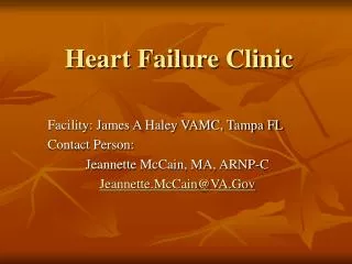 Heart Failure Clinic