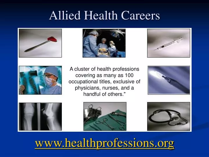 allied health careers