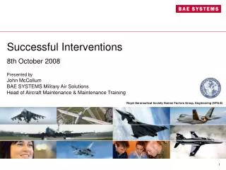 Successful Interventions 8th October 2008
