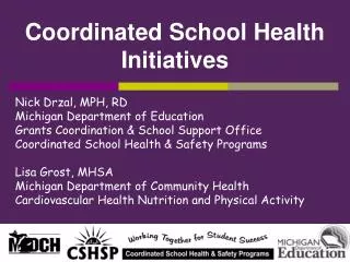 Coordinated School Health Initiatives