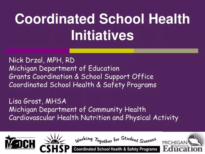 coordinated school health initiatives