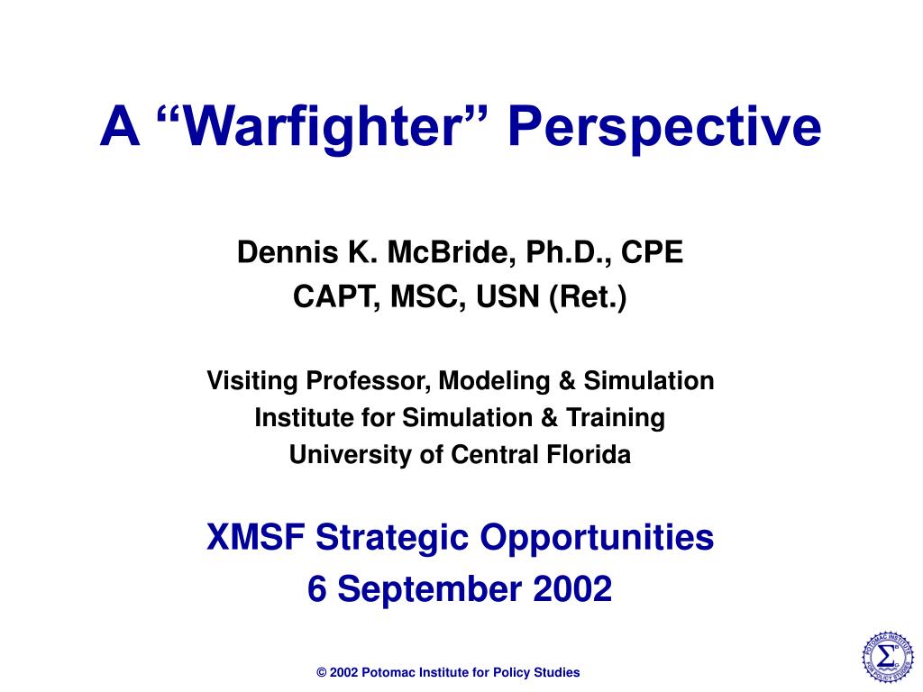 PPT - Enhancing Warfighter Capabilities in the 21st Century PowerPoint ...
