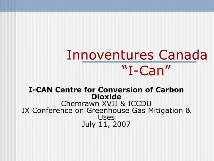 innoventures canada i can