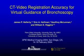 CT-Video Registration Accuracy for Virtual Guidance of Bronchoscopy