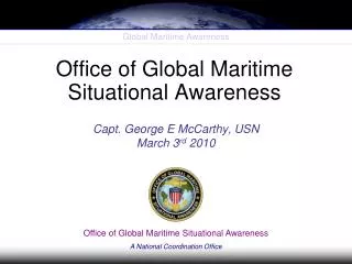 Office of Global Maritime Situational Awareness