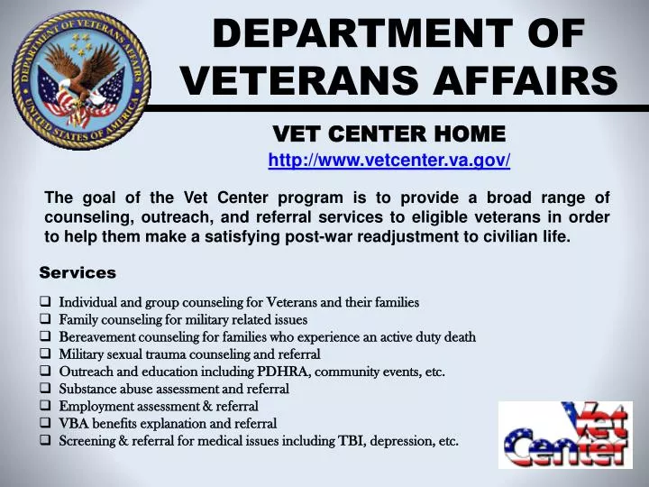 department of veterans affairs