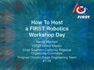 How To Host a FIRST Robotics Workshop Day