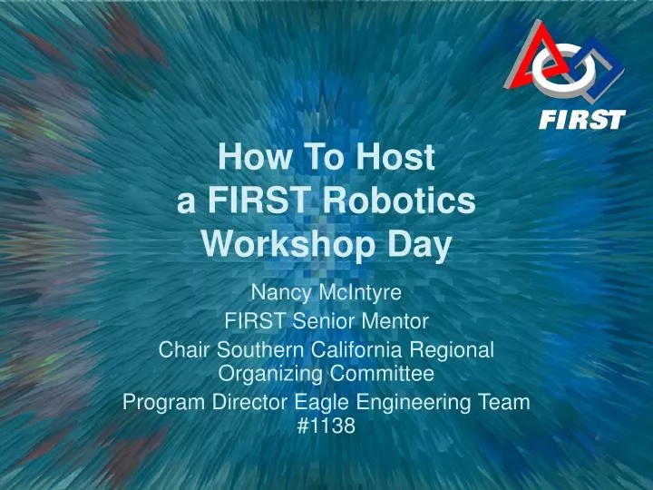 how to host a first robotics workshop day