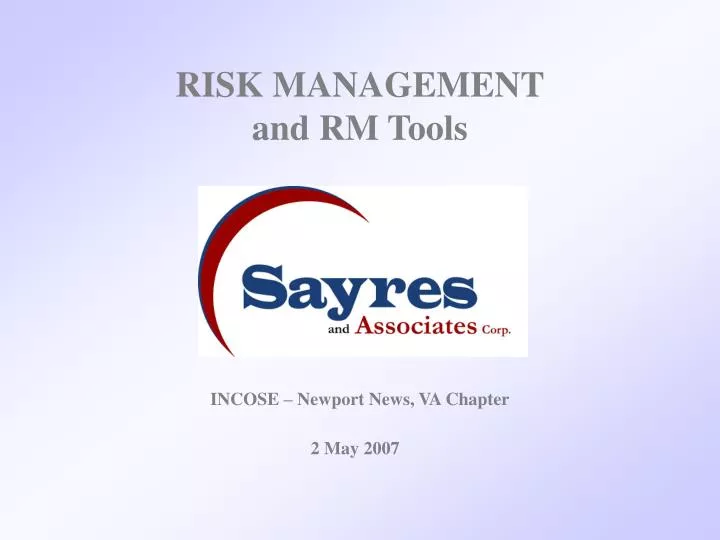 risk management and rm tools