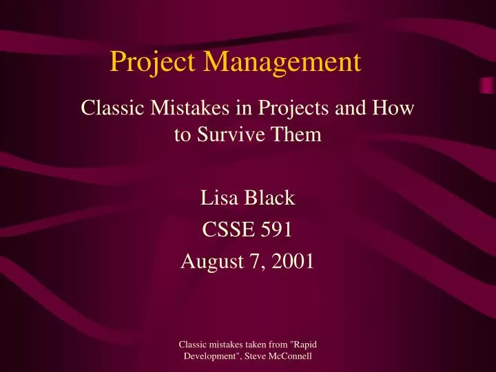 project management