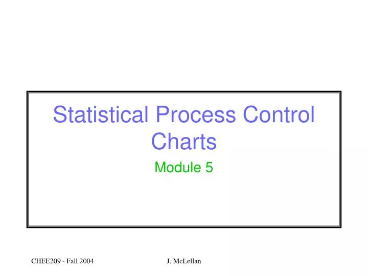 statistical process control charts