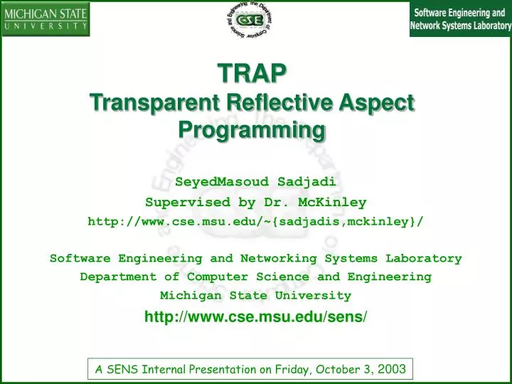 trap transparent reflective aspect programming