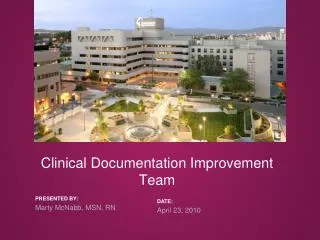 Clinical Documentation Improvement Team