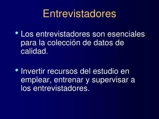entrevistadores