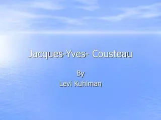 Jacques-Yves- Cousteau