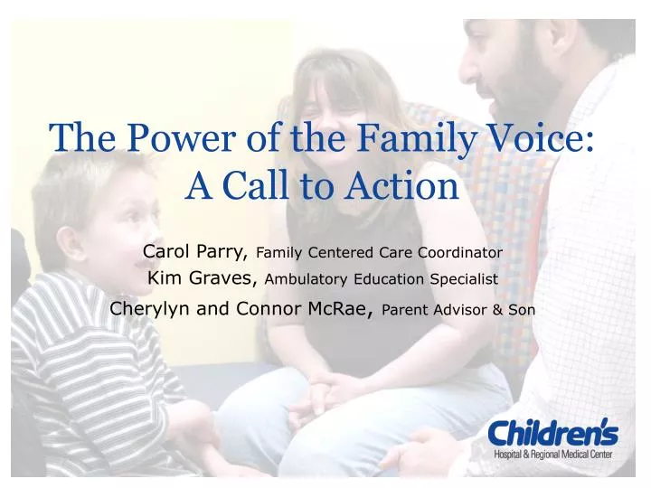 the power of the family voice a call to action