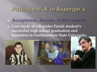 Putting the ‘A’ in Asperger’s