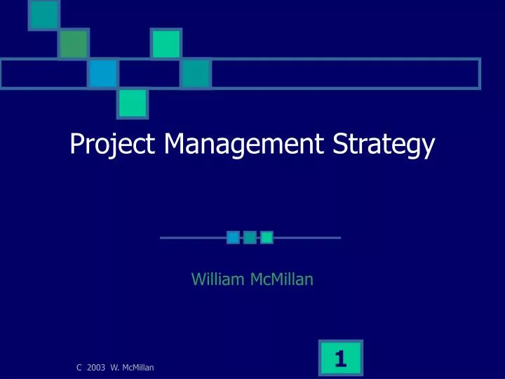 project management strategy