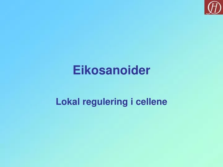 eikosanoider