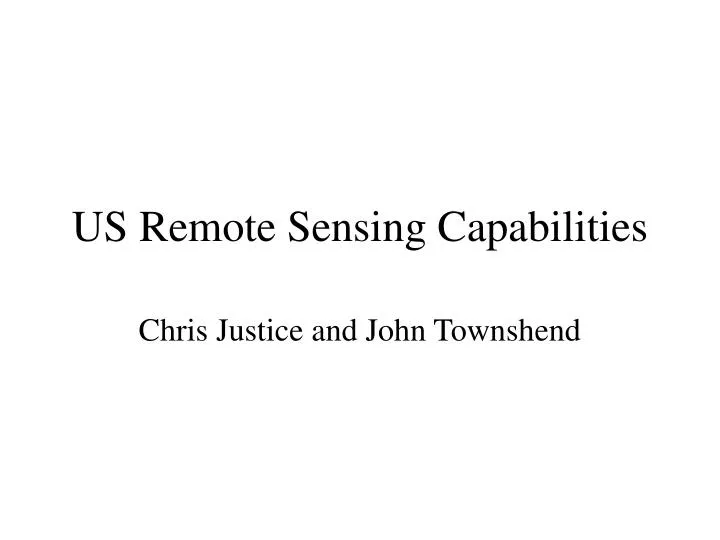 us remote sensing capabilities
