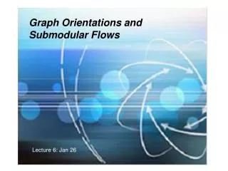 Graph Orientations and Submodular Flows