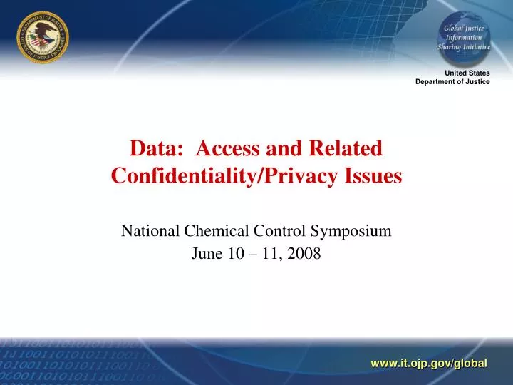 data access and related confidentiality privacy issues