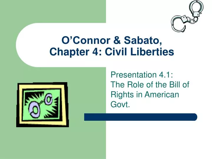 o connor sabato chapter 4 civil liberties