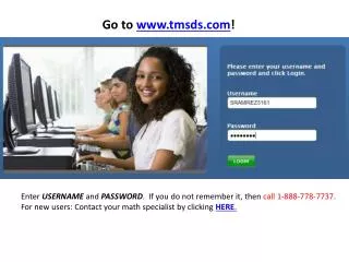 Go to www.tmsds.com !