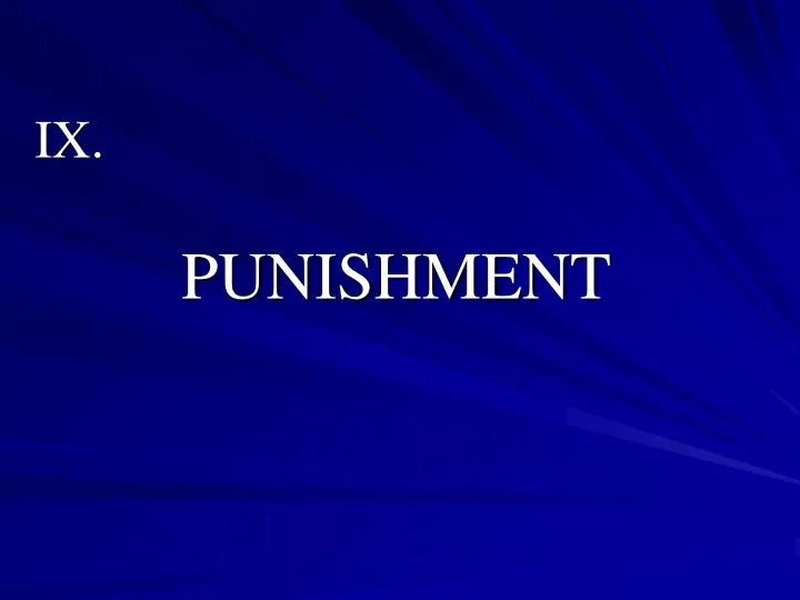 punishment