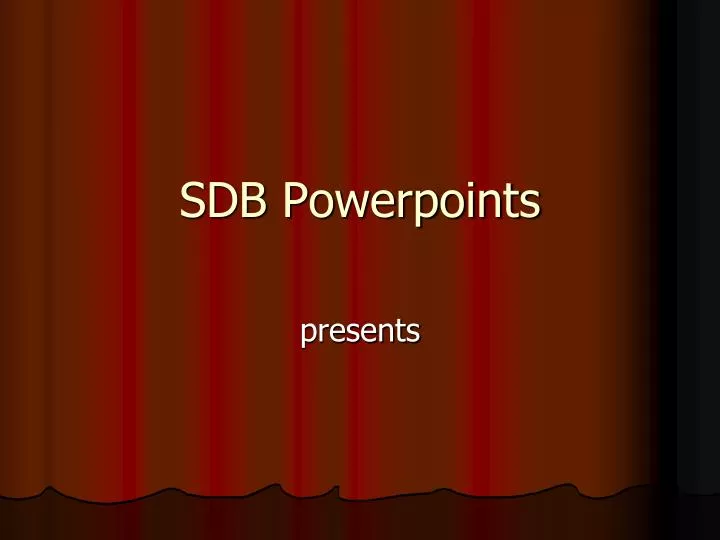 sdb powerpoints