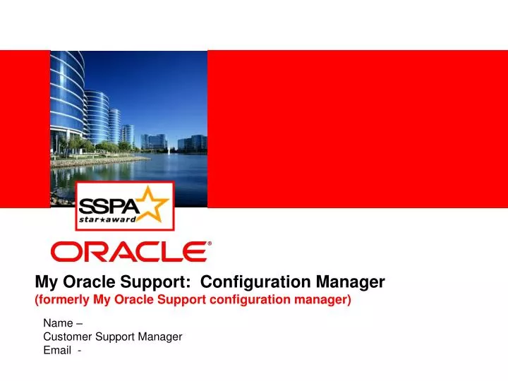 my oracle support configuration manager formerly my oracle support configuration manager